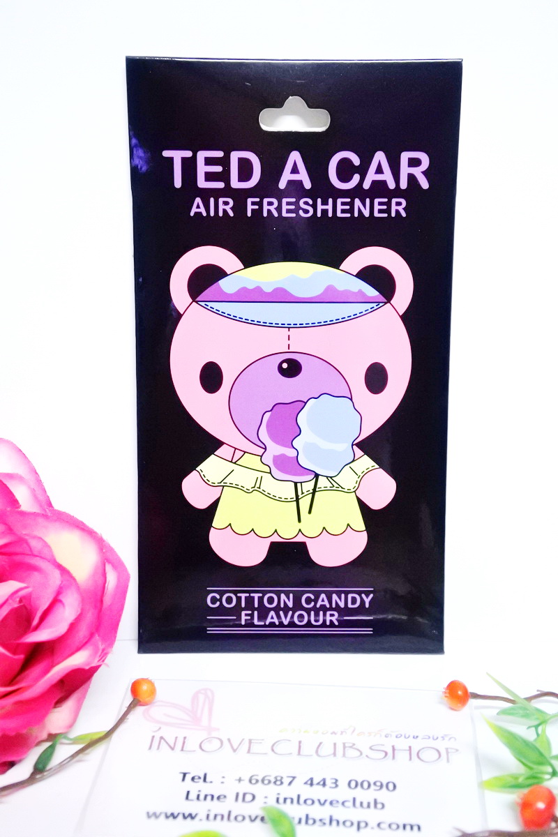 Ted A Car / Air Freshener (Cotton Candy)