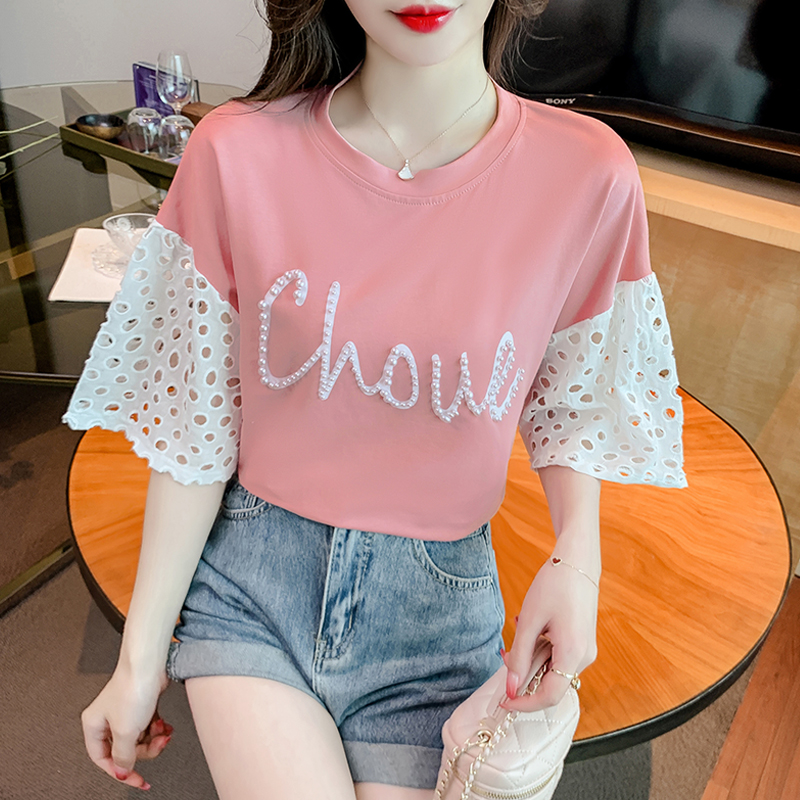 เสื้อผ้าวัยรุ่นเกาหลี เสื้อยืดวัยรุ่นผู้หญิง มีขนาด S M L XL
