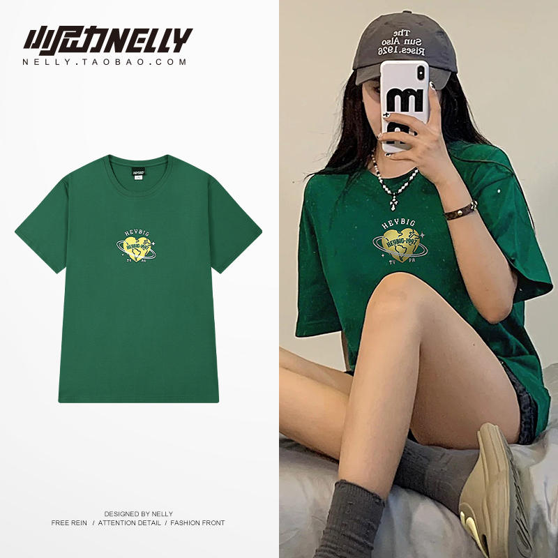 เสื้อยืดคอกลม ผู้ชาย เสื้อยืดผู้ชายเกาหลี เสื้อยืดเกาหลี แบรนด์ NELLY