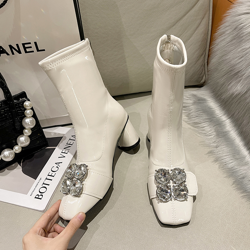 รองเท้าบูทแฟชั่นหญิง มีขนาดให้สั่งซื้อ 35 36 37 38 39 40