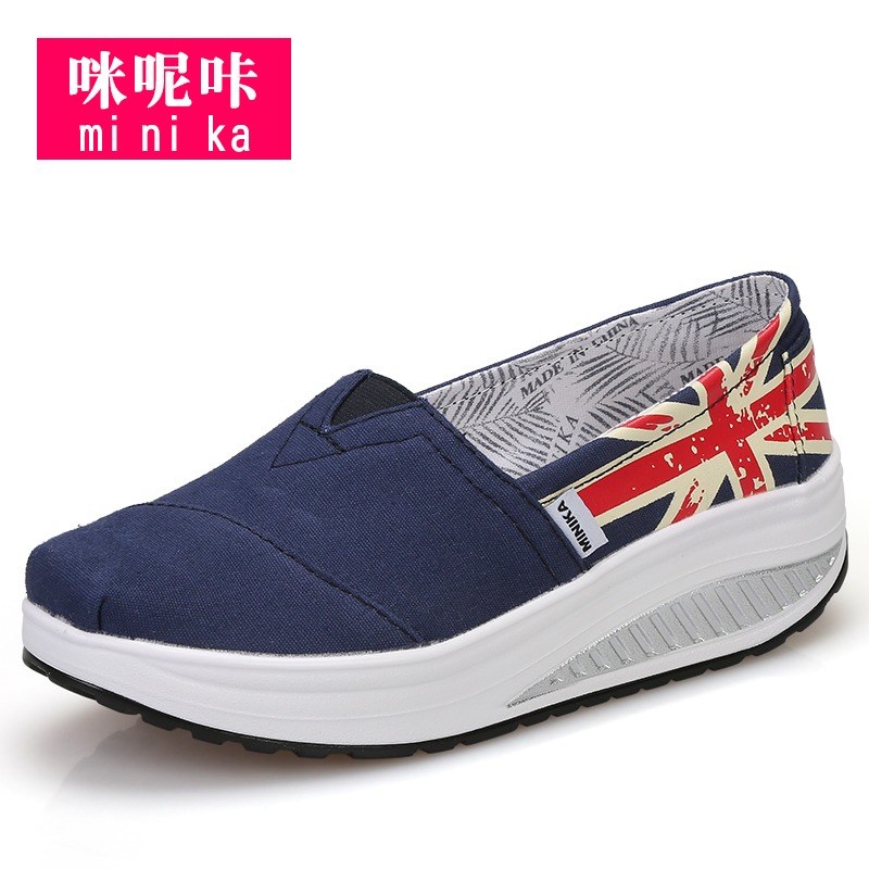 รองเท้าผ้าใบ รองเท้าลำลอง รองเท้าผ้าใบลำลอง รองเท้าแฟชั่นแบบสวม Slipper Shop