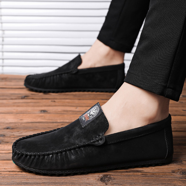 รองเท้าหนังผู้ชาย มีไซส์39-44 รองเท้าโลฟเฟอร์ชาย Slip-On Shoes