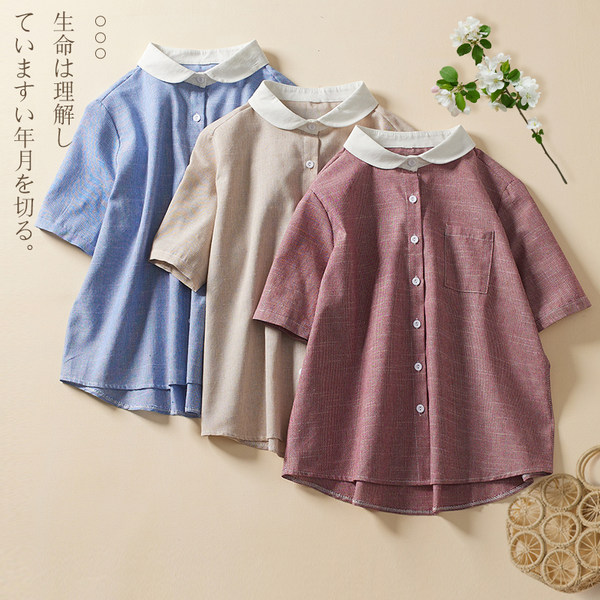 เสื้อลินิน แบบเสื้อสวยๆ เสื้อผ้าฝ้ายลินิน เสื้อเชิ้ตผ้าลินิน BY LININ