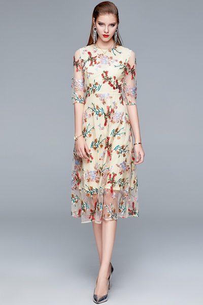 ชุดเดรสยาวสวยๆ ชุดเดรสยาวใส่สบาย ใส่ทำงาน