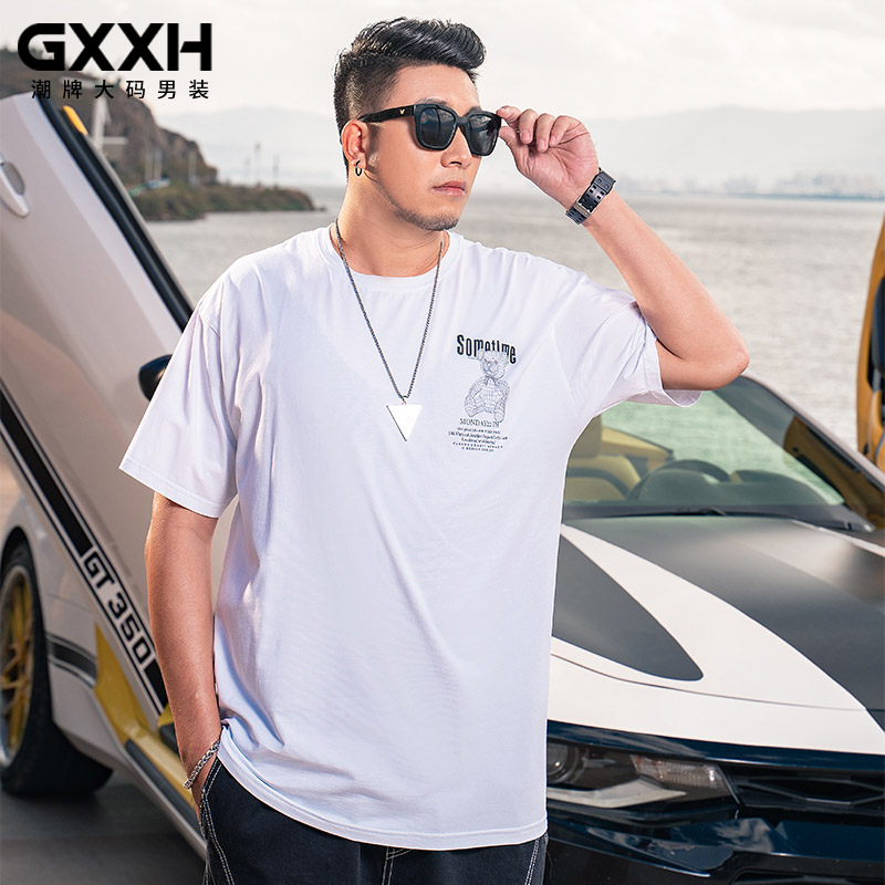เสื้อยืดผู้ชายอ้วน S-5XL(อกเสื้อ39-51นิ้ว)
