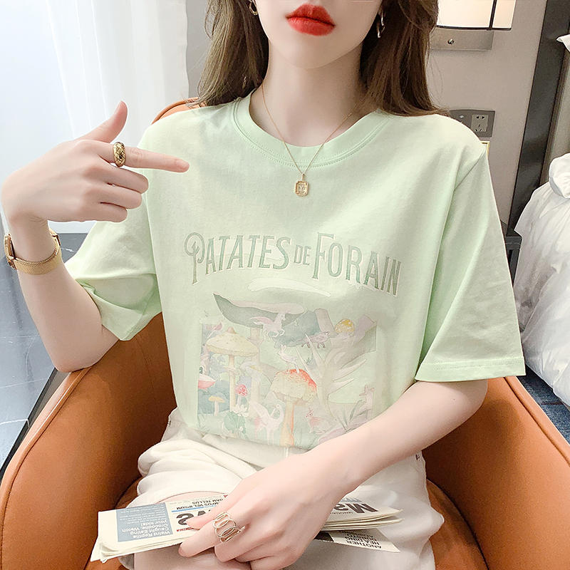 เสื้อยืดวัยรุ่นน่ารักๆ เสื้อวัยรุ่นแขนสั้น เสื้อผ้าวัยรุ่นเกาหลี แบรนด์ Wiyike