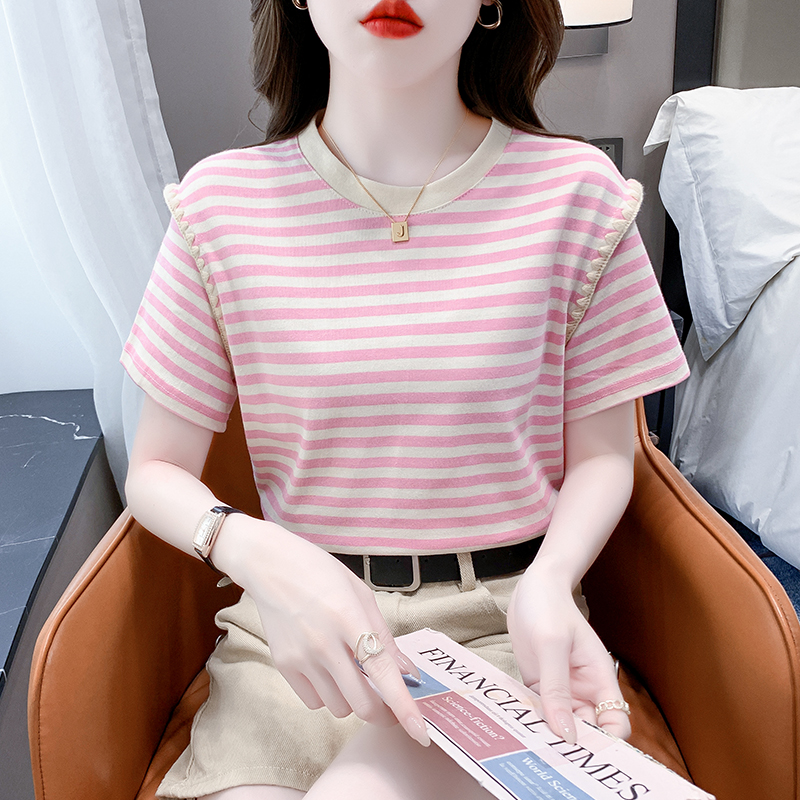 เสื้อผ้าวัยรุ่นเกาหลี เสื้อยืดวัยรุ่นผู้หญิง มีขนาด S M L XL