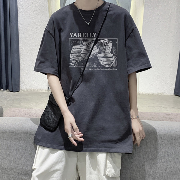เสื้อยืดผู้ชายอ้วน S-5XL(อกเสื้อ39-51นิ้ว)