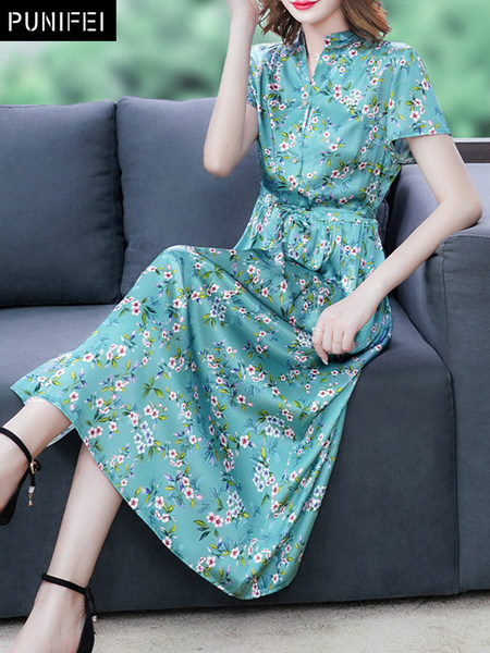 เดรสวัยผู้ใหญ่40-60ปี เดรสคุณแม่ ชุดเดรสทำงานวัยผู้ใหญ่ แบรนด์ MAMA DRESS