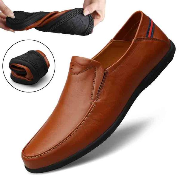 รองเท้าหนังผู้ชาย มีไซส์39-44 รองเท้าโลฟเฟอร์ชาย Slip-On Shoes