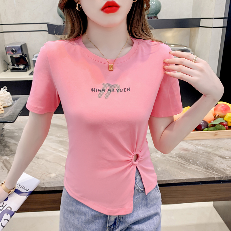 เสื้อผ้าวัยรุ่นเกาหลี เสื้อยืดวัยรุ่นผู้หญิง มีขนาด S M L XL