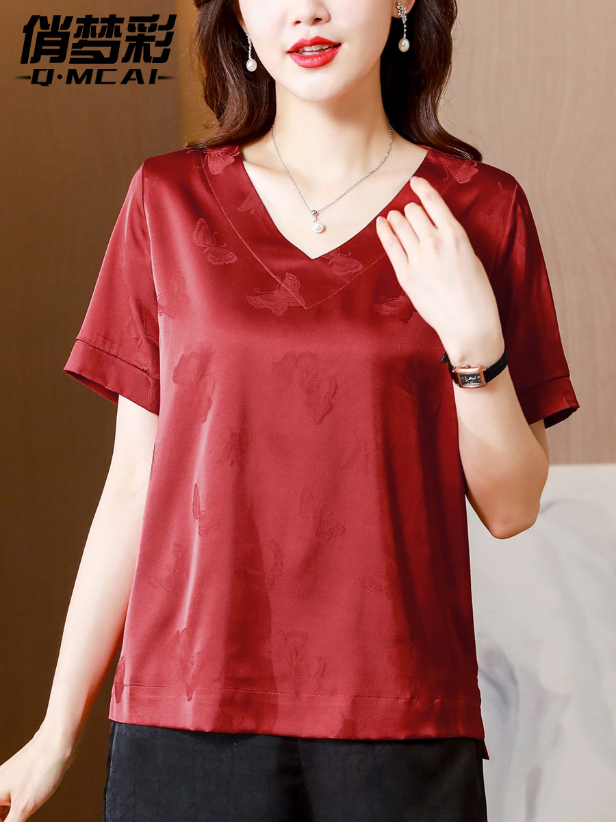 เสื้อชีฟอง เสื้อแฟชั่นสุภาพสตรีวัยผู้ใหญ่ มีไซต์ อก34นิ้ว-43นิ้ว