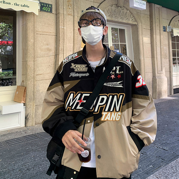 เสื้อแจ็คเก็ตเบสบอล เสื้อคลุม เสื้อแขนยาวสไตล์เกาหลี