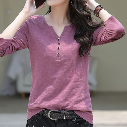 เสื้อยืดแขนยาวแฟชั่น เสื้อยืด T-shirt แขนยาว