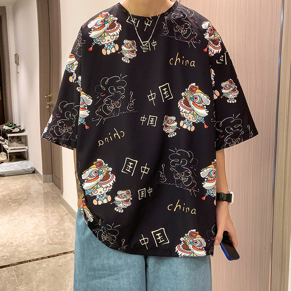 เสื้อยืดผู้ชายอ้วน S-5XL(อกเสื้อ39-51นิ้ว)