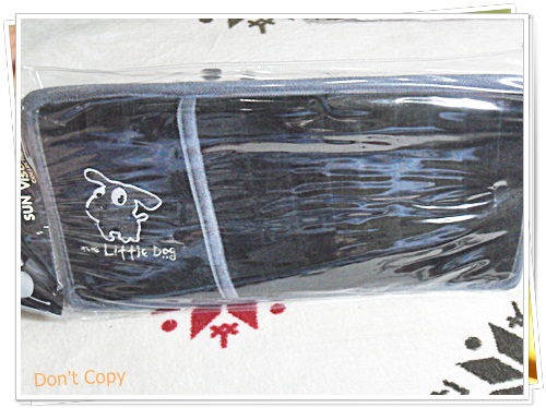 ที่ใส่แผ่นซีดี ติดที่บังแดดรถยนต์ Little Dog สีดำ