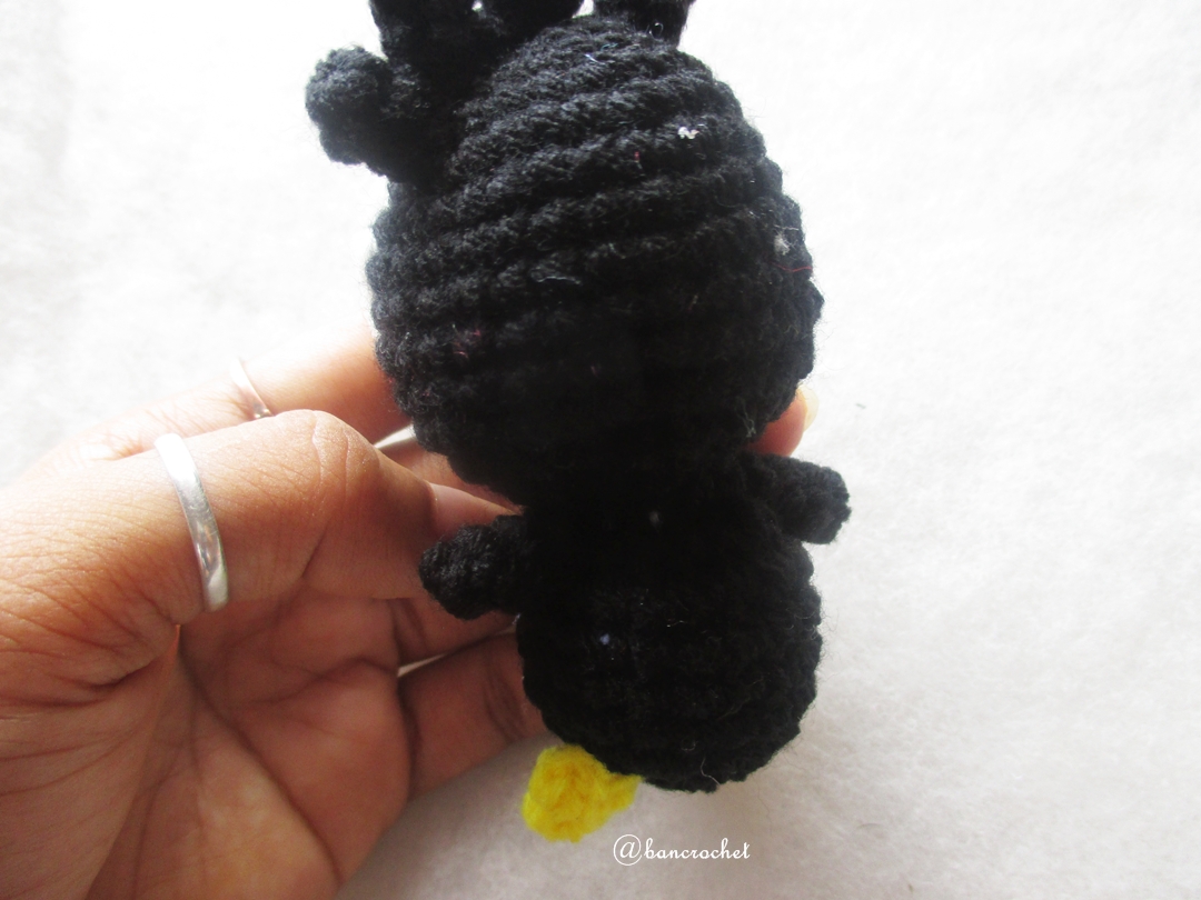 พวงกุญแจแบดแบดมารุถัก badbadz maru amigurumi crochet