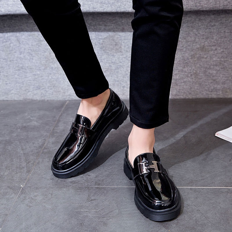 รองเท้าโลฟเฟอร์ชาย รองเท้าผู้ชาย รองเท้าแฟชั่นชาย รองเท้าหนังผู้ชาย Men Loafer Slip-On Shoes