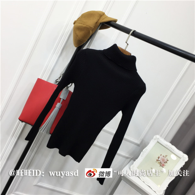 สีดำ: เสื้อสเวตเตอร์ ไหมพรมคอเต่า ยืดได้เยอะมาก ถ่ายจากงานจริง พร้อมส่ง สำเนา สำเนา สำเนา