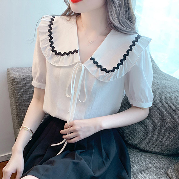 เสื้อชีฟองเกาหลี เสื้อชีฟองสวยๆ