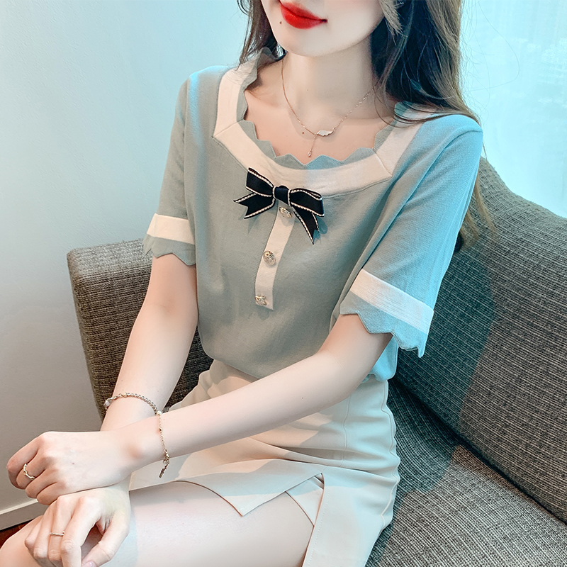 เสื้อผ้าวัยรุ่นเกาหลี เสื้อยืดวัยรุ่นผู้หญิง มีขนาด S M L XL