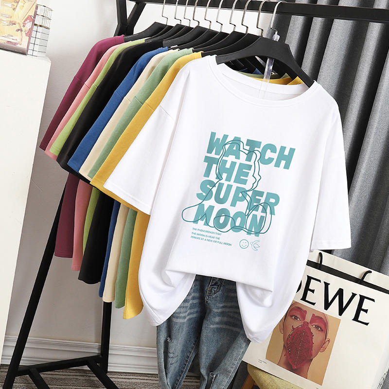 เสื้อโอเวอร์ไซส์เกาหลี เสื้อยืดพลัสไซส์ เสื้อยืดคนอ้วน เสื้อยืดโอเวอร์ไซส์ผู้หญิง