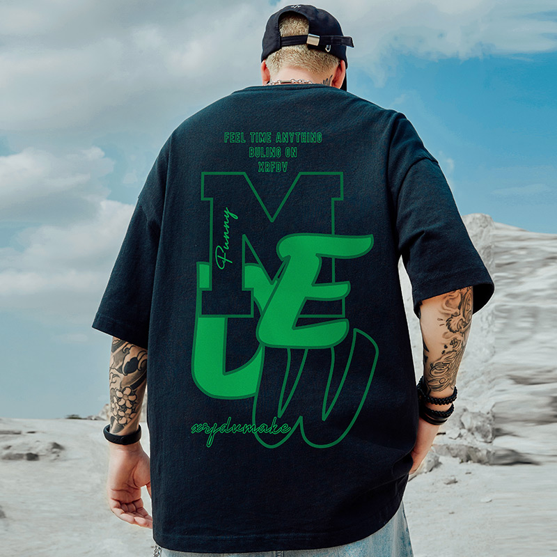 เสื้อยืดผู้ชายอ้วน S-5XL(อกเสื้อ39-51นิ้ว)