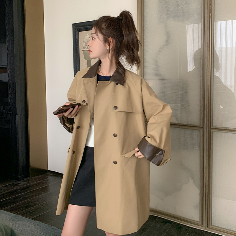 เสื้อโค้ท เสื้อโค้ทกันหนาว เสื้อโค้ทใส่เที่ยวต่างประเทศ ยี่ห้อ: Qianziqian
