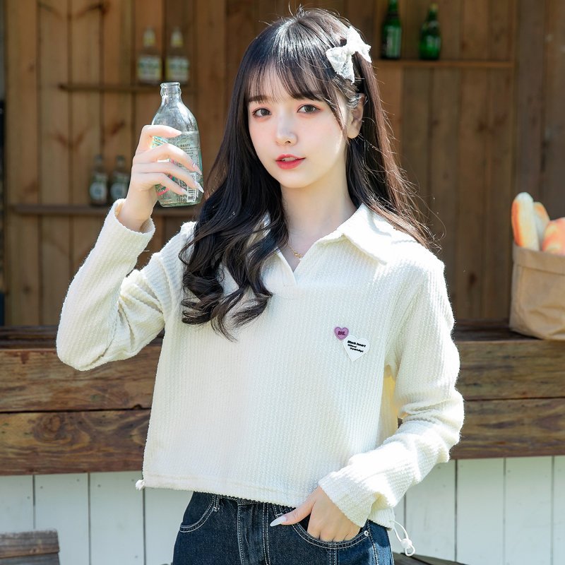 เสื้อผ้าวัยรุ่นเกาหลี เสื้อยืดวัยรุ่นผู้หญิง มีขนาด S M L XL