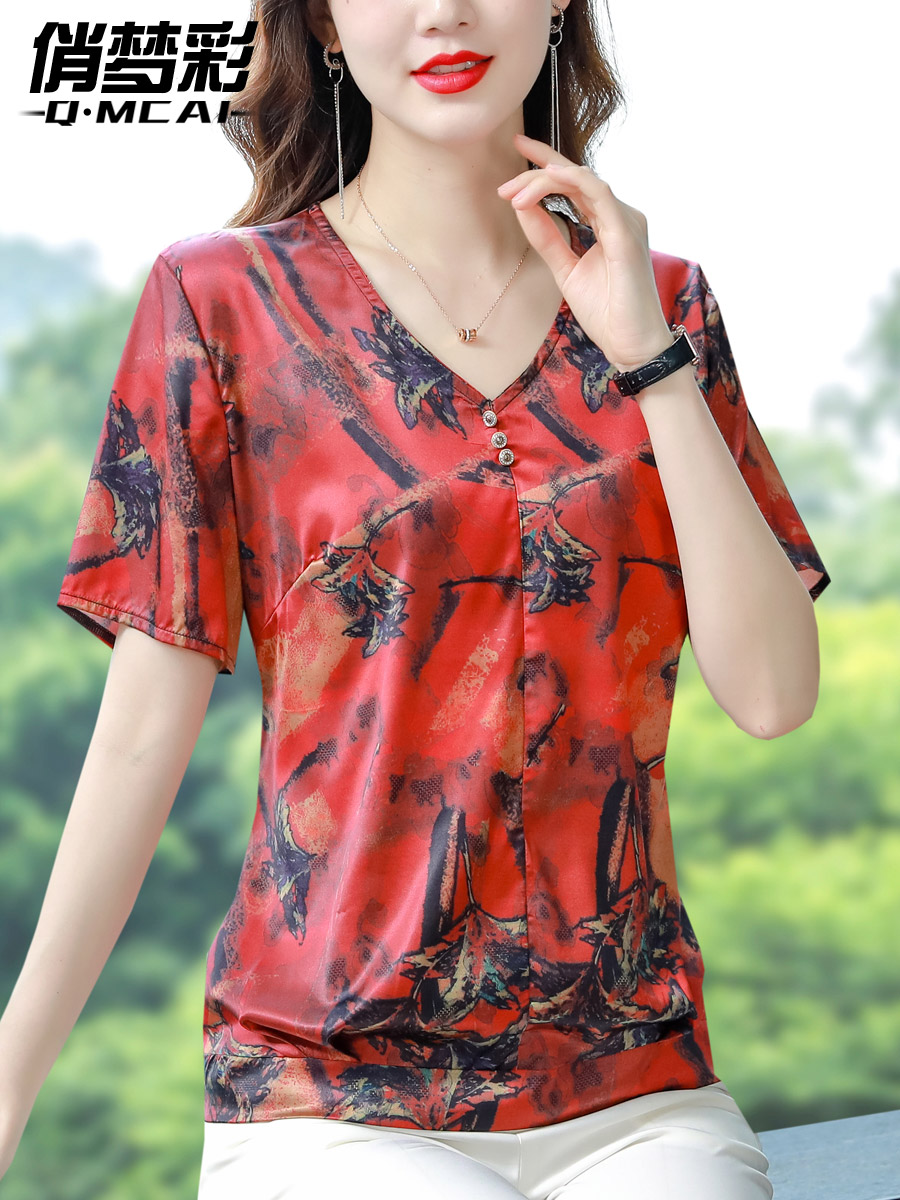 เสื้อชีฟอง เสื้อแฟชั่นสุภาพสตรีวัยผู้ใหญ่ มีไซต์ อก34นิ้ว-43นิ้ว