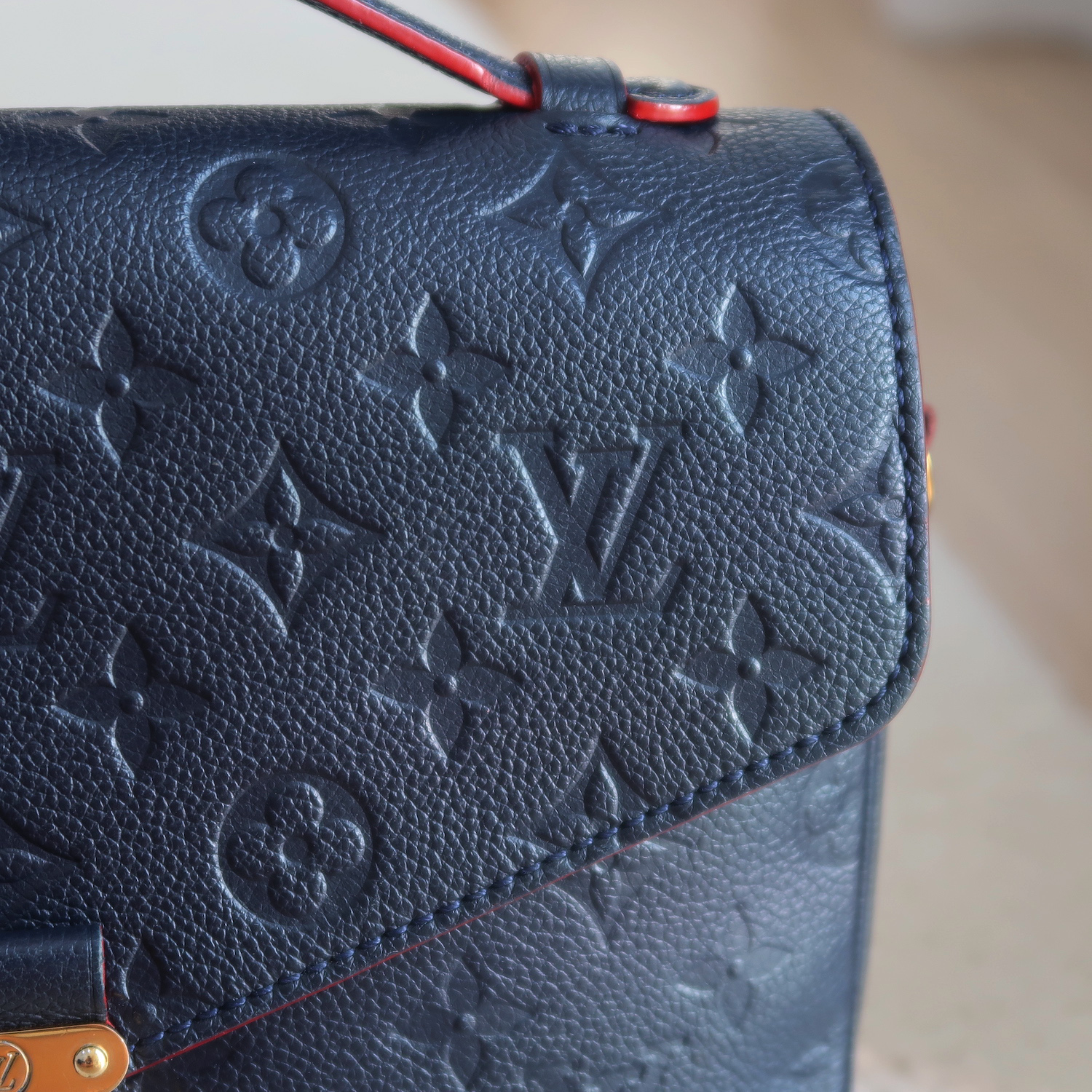Louis Vuitton Blue Monogram Empreinte Metis Pochette