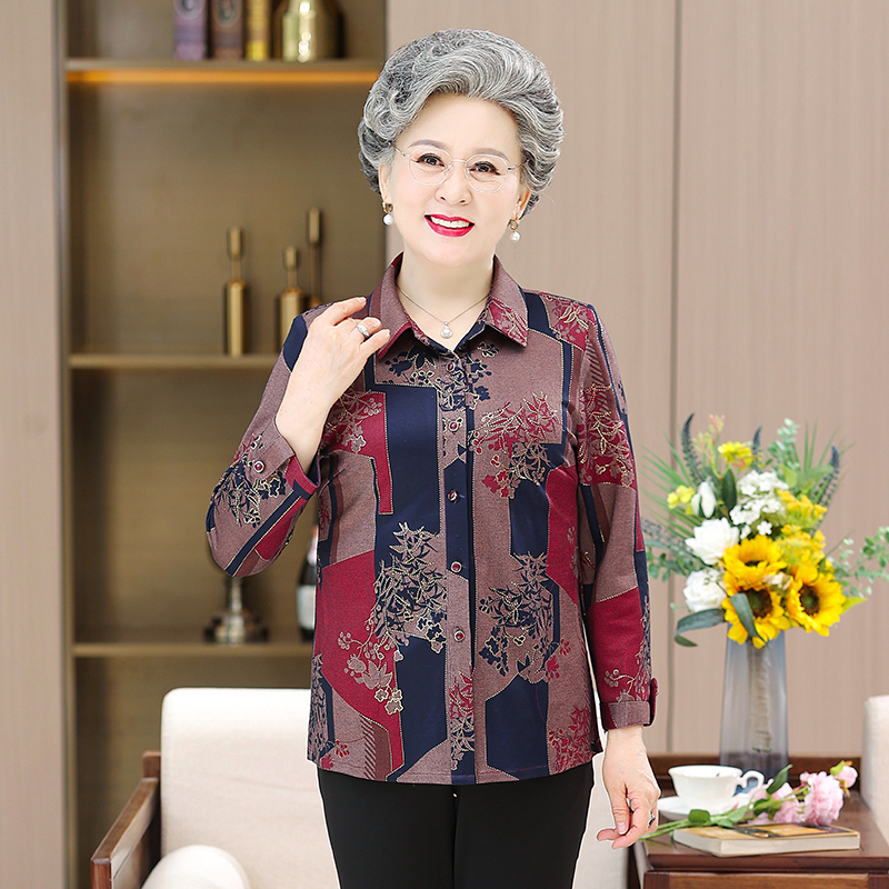 เสื้อคุณยาย เสื้อผู้วัยอายุ60-70ปี มีขนาด L-4XL(อกประมาณ35-45นิ้ว)