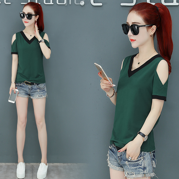 เสื้อผ้าแฟชั่นผู้หญิง เสื้อเชิ้ตแบบฮิตๆ T-shirt ผู้หญิง BY Yiyi