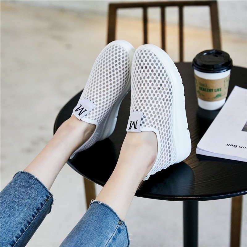 รองเท้าผ้าใบ รองเท้าลำลอง รองเท้าผ้าใบลำลอง รองเท้าแฟชั่นแบบสวม Slipper Shop