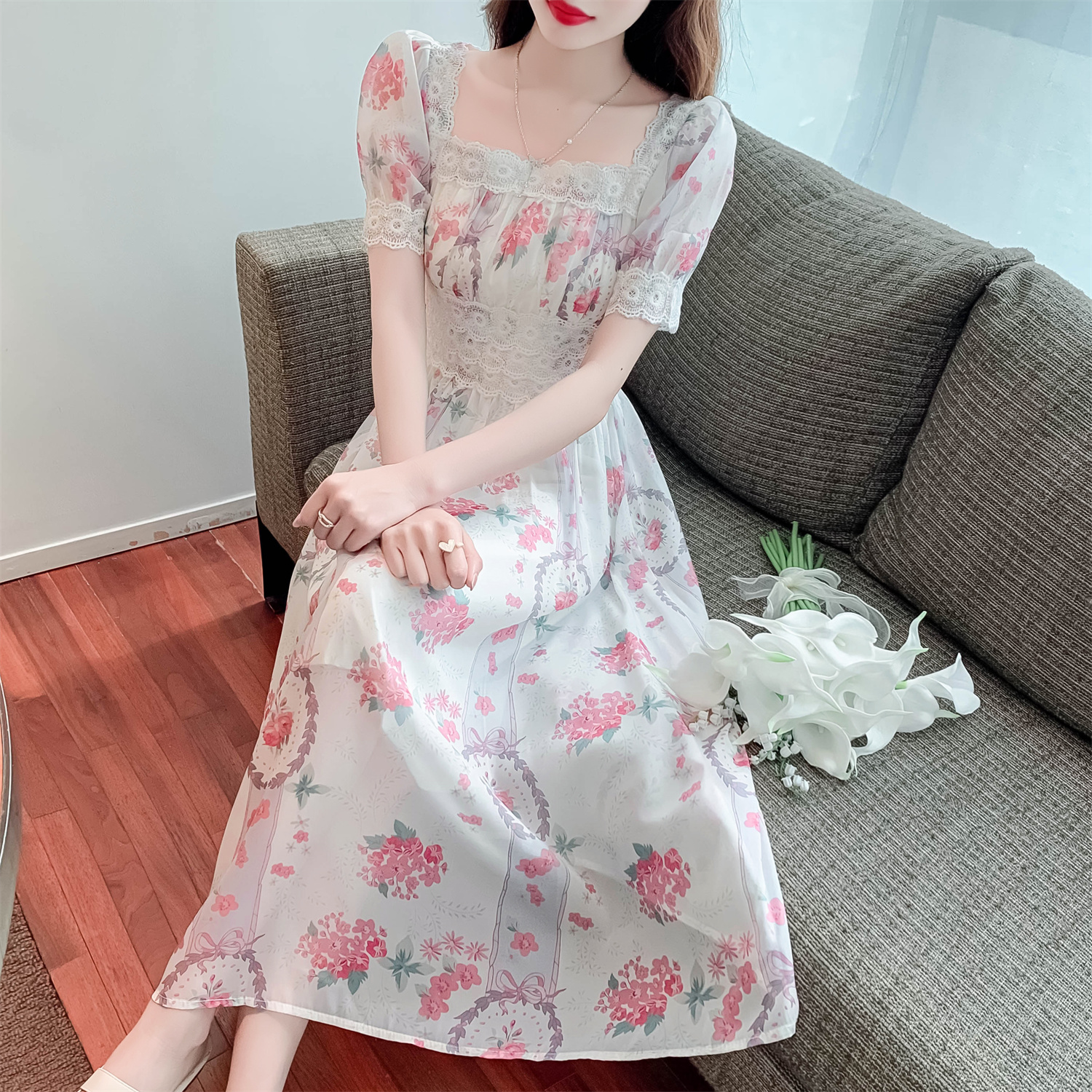 แบบชุดเดรสสวยๆ ชุดเดรสน่ารักๆสไตล์เกาหลี