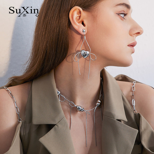 ตุ้มหู ต่างหู ต่างหูผู้หญิง By SuXin