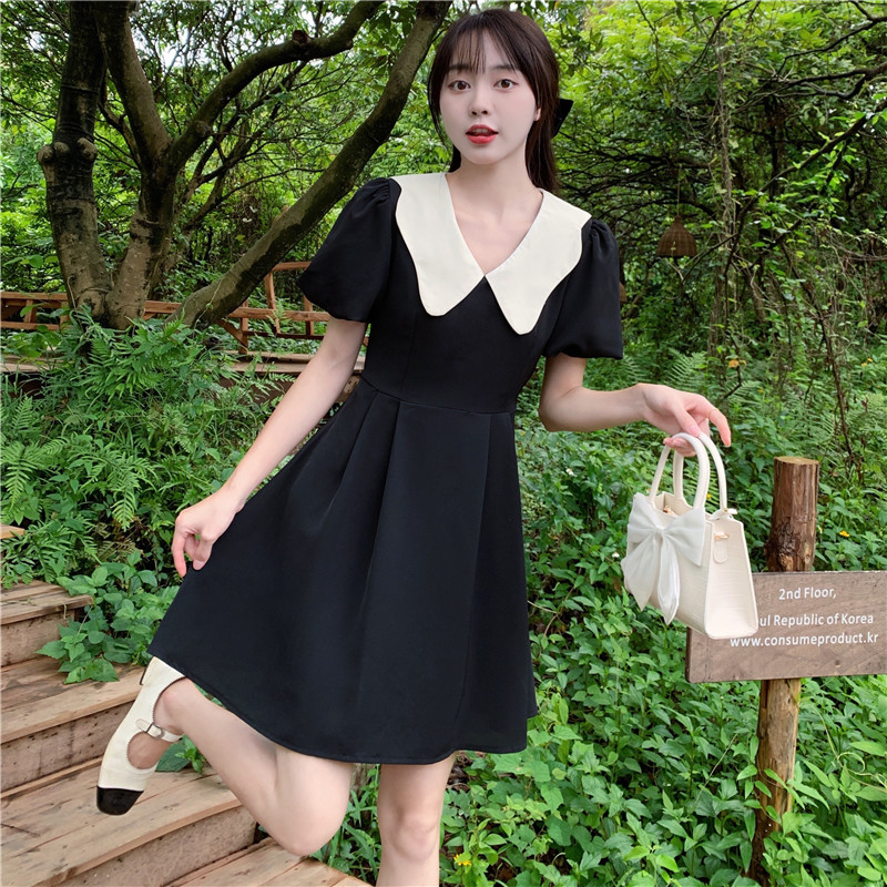 เดรสวัยรุ่น-เดรสคนอ้วนวัยรุ่น L-4XL(อก38-46 นิ้ว)
