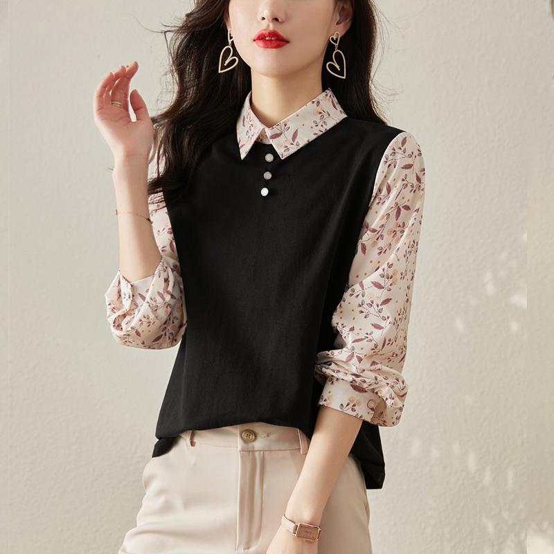 เสื้อเชิ้ตผู้หญิงแขนยาว เสื้อเชิ้ตผู้หญิงใส่ทํางาน 390 บาทต่อชิ้น ฟรีค่าจัดส่ง