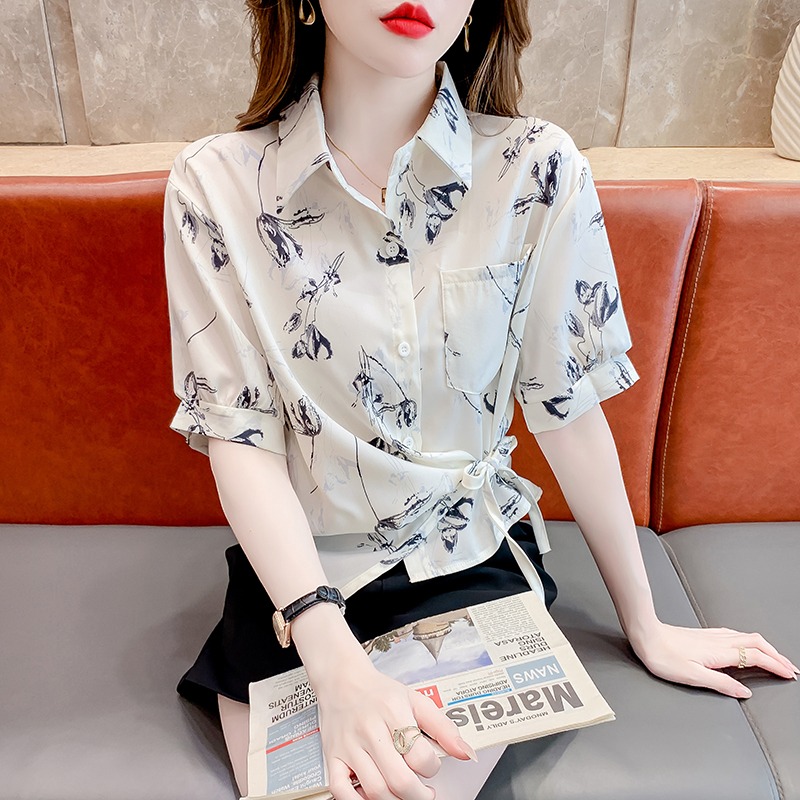 เสื้อเชิ้ตผู้หญิงแขนยาว เสื้อเชิ้ตผู้หญิงใส่ทํางาน 390 บาทต่อชิ้น ฟรีค่าจัดส่ง