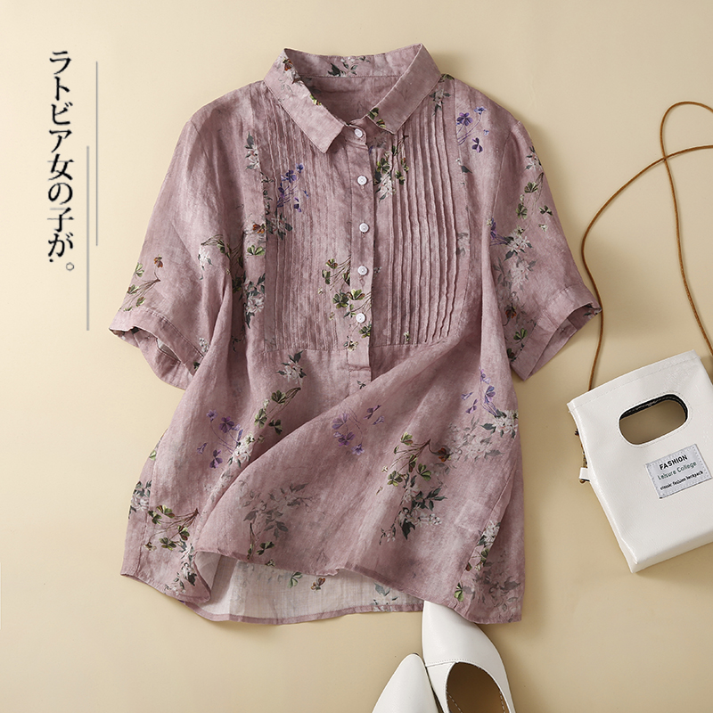 เสื้อลินิน เสื้อผ้าฝ้ายลินิน เสื้อเชิ้ตผ้าลินิน