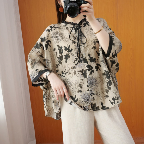 เสื้อลินิน แบบเสื้อสวยๆ เสื้อผ้าฝ้ายลินิน เสื้อเชิ้ตผ้าลินิน BY LININ
