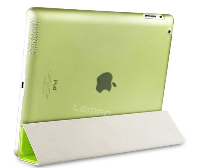 เปิดตัว Smart case สุดหรู เคสแม่เหล็ก Auto Wake Up Sleep Apple iPad 2 3 4 สีทอง บลัชออน ด้านหลังเป็น เคสใส โชว์เครื่อง 246819