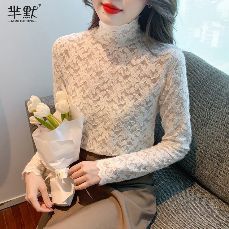 เสื้อลูกไม้ เสื้อเชิ้ตแขนยาว