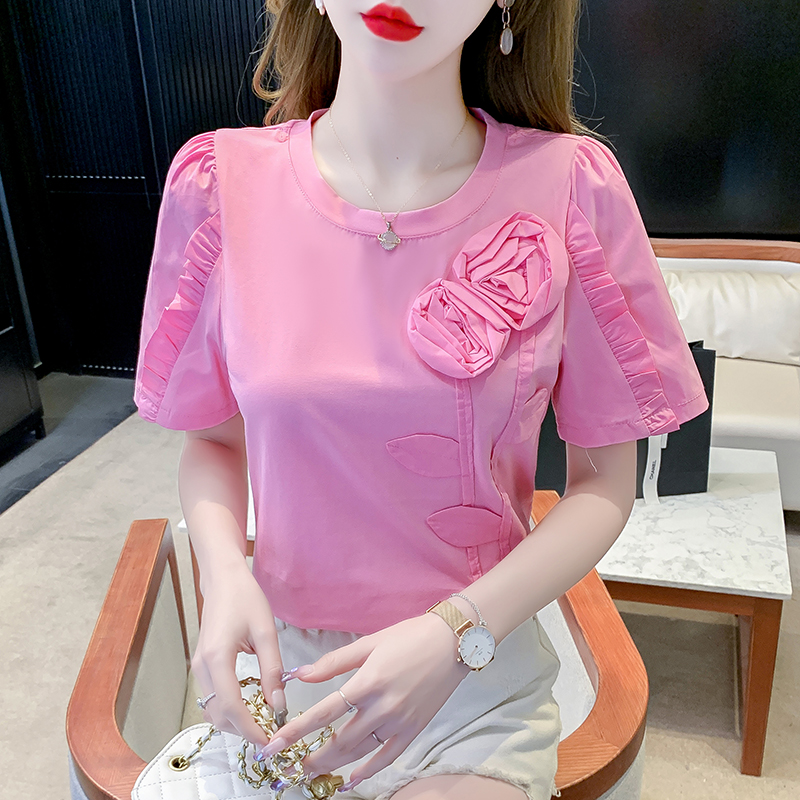 เสื้อผ้าวัยรุ่นเกาหลี เสื้อยืดวัยรุ่นผู้หญิง มีขนาด S M L XL