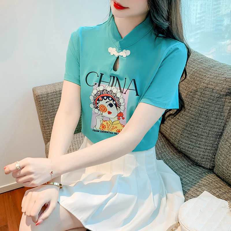 เสื้อผ้าวัยรุ่นเกาหลี เสื้อยืดวัยรุ่นผู้หญิง มีขนาด S M L XL