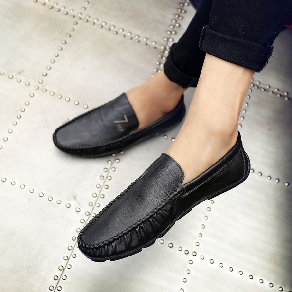 รองเท้าหนังผู้ชาย มีไซส์39-44 รองเท้าโลฟเฟอร์ชาย Slip-On Shoes