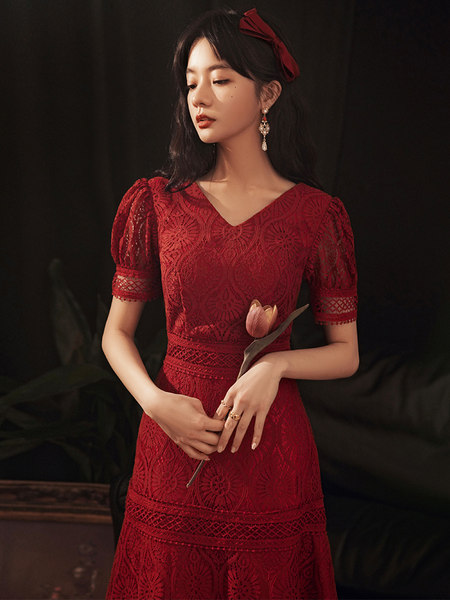 ชุดราตรี ชุดออกงาน ดีไซน์หรู แบรนด์ Angel
