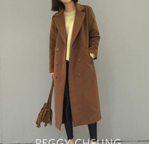 เสื้อโค้ทกันหนาว ยาว 36.5 นิ้ว ผ้าสำลีบาง มีซับใน เนื้อเบา พร้อมส่ง same pic