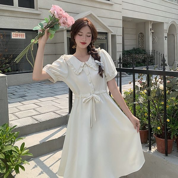 เดรสคนอ้วน เดรสสาวอวบ ชุดเดรสคนอ้วนวัยรุ่น BY PLUS SIZE Girl