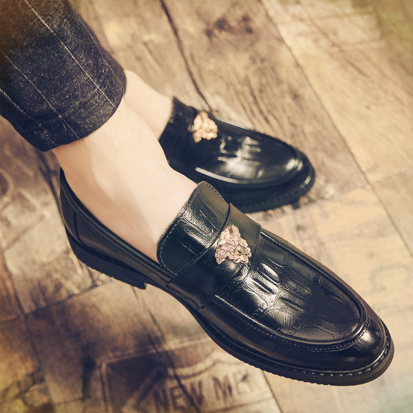รองเท้าหนังผู้ชาย มีไซส์39-44 รองเท้าโลฟเฟอร์ชาย Slip-On Shoes